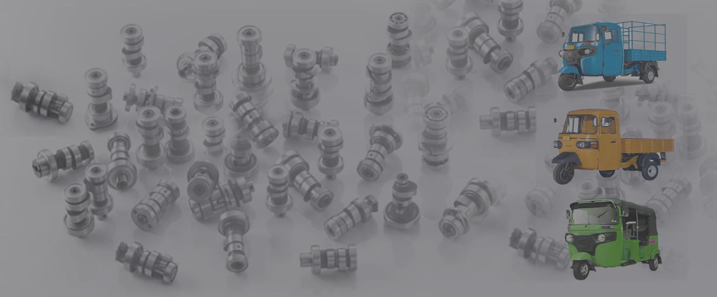 Three Wheeler Auto Camshaft - Auto Rickshaw Engine Camshaft Manufacturers - Three Wheeler Camshaft Manufacturers